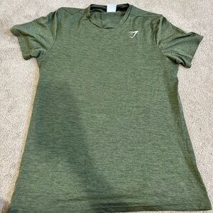 gymshark tee olive green